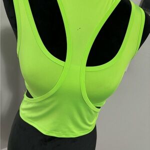 Neon Green Racerback Tank Top